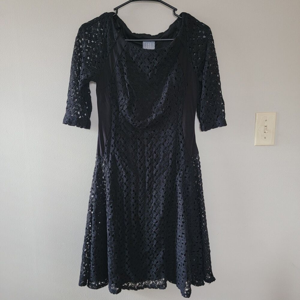 Rabbit Rabbit Rabbit Womens Dress Size 6 Black Lace Whimsigoth Dark Romance